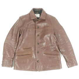 Autre Marque Stockman Arbeitslederjacke von COLIMBO Braun Bronze