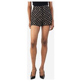 Louis Vuitton Braune Monogramm-Shorts - Größe UK 6 Schwarz