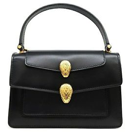 Bolsa Serpenti Tote e de Ombro Bulgari X Alexander Wang (10254155) Preto
