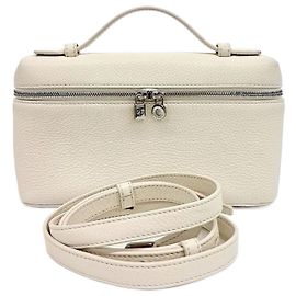 Bolsa Pouch L19 Extra Pocket da Loro Piana (10247854) Branco