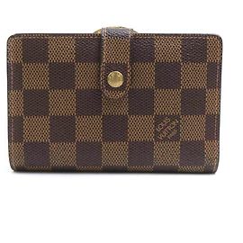 Cartera Bifold Viennois Damier Louis Vuitton Castaño Otro Damier ebene