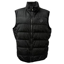 Schwarze Polyamid-Weste mit Gucci-Logo-Patch Schwarz