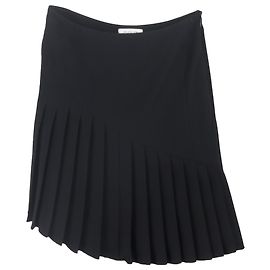 Thierry Mugler Jupe Mini Plissée Mugler en Polyester Noir Noir