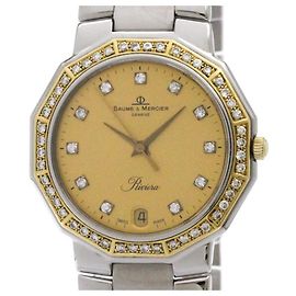 Relógio de pulso Baume & Mercier Riviera em ouro 18K e aço Outro