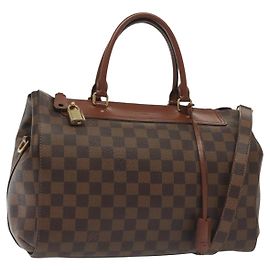 LOUIS VUITTON Damier Ebene Greenwich Handtasche 2way N41337 LV Auth BA5559 Damier ebene