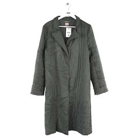 Antik Batik Green Viscose Coat L Green