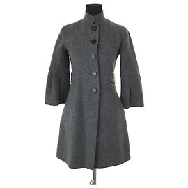 Paul & Joe Grey wool coat Grey