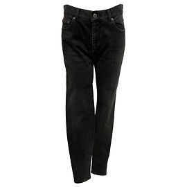 Jeans in denim nero 2023 decorati con strass Undercover Nero