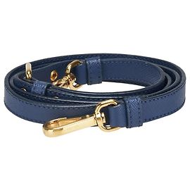 Prada Saffiano Leather Shoulder Strap Blue
