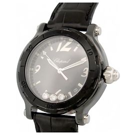 CHOPARD HAPPY SPORT 28/8507 EDIÇÃO LIMITADA 38 MM RELÓGIO DE QUARTZO COM DIAMANTE Prata