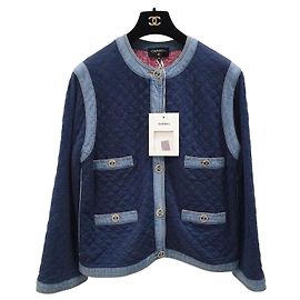 Giacca in denim CHANEL 20P NWT Taglia 40 Multicolore