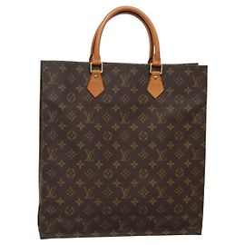 LOUIS VUITTON Bolsa Sac Plat Monogram M51140 LV Auth 141315 Monograma