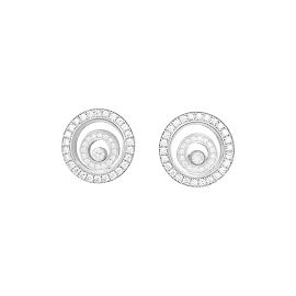 Chopard Earrings, "Happy Spirit" white gold, diamonds. Other