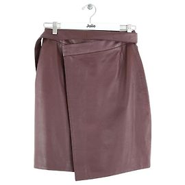 Les Petites Falda de Cuero Burdeos Burdeos