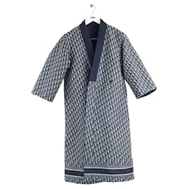 Dior Abrigo de algodón azul Azul