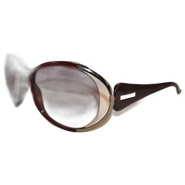 Valentino Garavani Oversized Sunglasses Dark Red Dark red