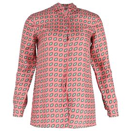 Camicia a maniche lunghe con bottoni stampata Etro in seta multicolore Altro