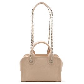 Sac bowling Coco Mark en cuir caviar Chanel Rose