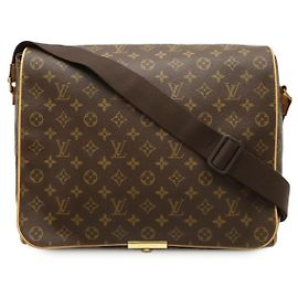Sac messager Abbesses Monogram Louis Vuitton Marron