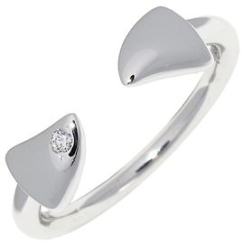 Tasaki K18WG Diamond Ring White