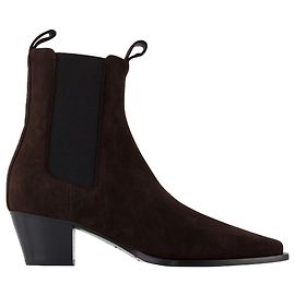 Totême Botas de tornozelo da cidade - TOTEME - Couro - Marrom Marrom