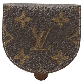 Louis Vuitton Monogram Coin Case Brown