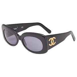 Chanel Coco Mark Sunglasses Black