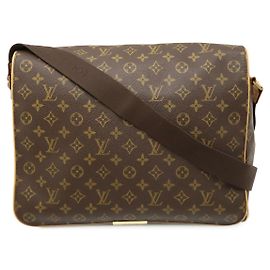 Sac messager Abbesses Monogram Louis Vuitton Marron
