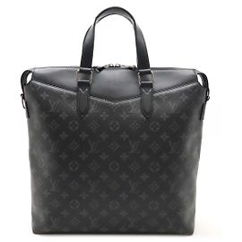 Borsa Explorer Monogram Eclipse di Louis Vuitton Nero