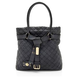 Quilted Leather Casey Tote von Marc Jacobs Grau