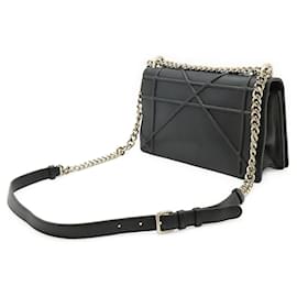 Dior-Dior Diorama Leather Chain Shoulder Bag-Black