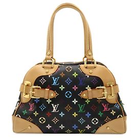 Louis Vuitton Claudia Handbag Black Black