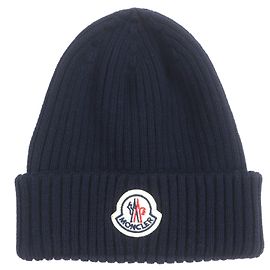 Gorro de lã Moncler Azul