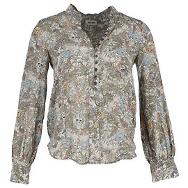 Camisa Twina British Flowers da Zadig & Voltaire em viscose multicolorida Multicor