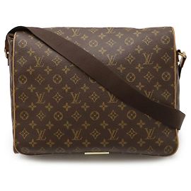 Louis Vuitton Monogram Abbesses Messenger Bag Brown
