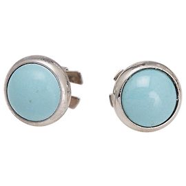Boucles d'oreilles Eclipse Hermès Argenté Métallisé