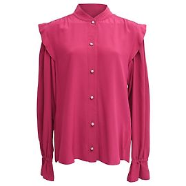 Blusa Etro en seda burdeos Roja Burdeos