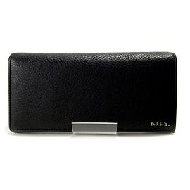Paul Smith Leather Long Wallet Black