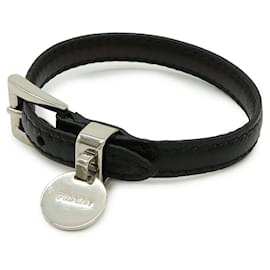 Pulseira de couro Prada Preto