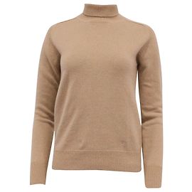 Victoria Beckham Rollkragenpullover aus beigem Kaschmir Beige