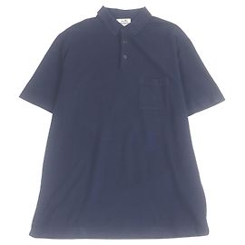 Camiseta Polo de Algodón Hermès Azul Azul marino