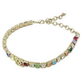 Collar Choker Chanel Coco Mark Multicolor