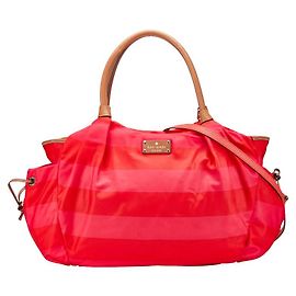 Bolsa 2 em 1 de nylon e couro Kate Spade Rosa Vermelho