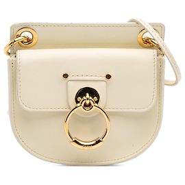 Mini sac en cuir blanc Tess de Chloé Blanc Écru