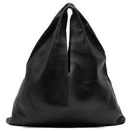 The Row Hobo Bindle de Couro Preto Preto