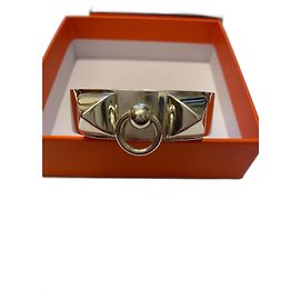 Hermès Collar Pulsera De Chien en Plata Plata