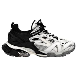 Balenciaga-Balenciaga Track.2 Sneakers in Black Polyurethane-Black