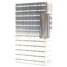 Autre Marque Dupont Line 1 Long Block Check Lighter Smoking Accessories Silvery