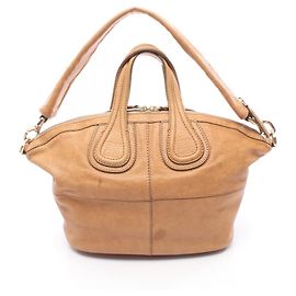 Givenchy Nightingale Leather Handbag Brown