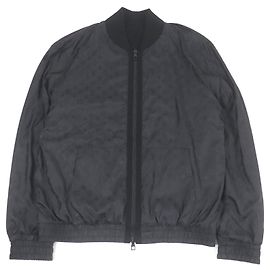 Giacca Bomber in Cotone Monogram Louis Vuitton Nero